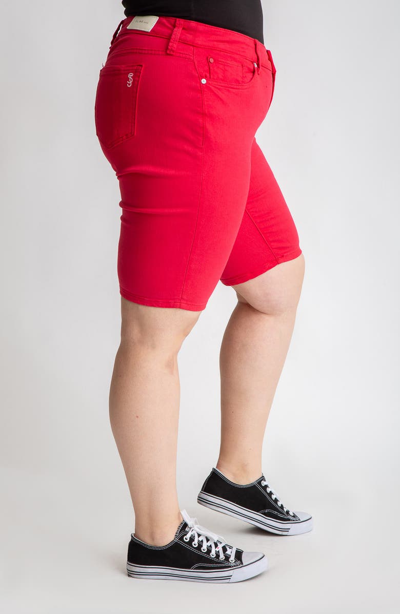 SLINK Jeans Bermuda Denim Shorts, Alternate, color, 
