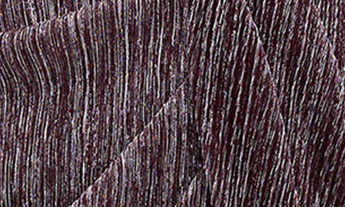 City Chic Macy Metallic Flutter Sleeve Maxi Dress In Purple