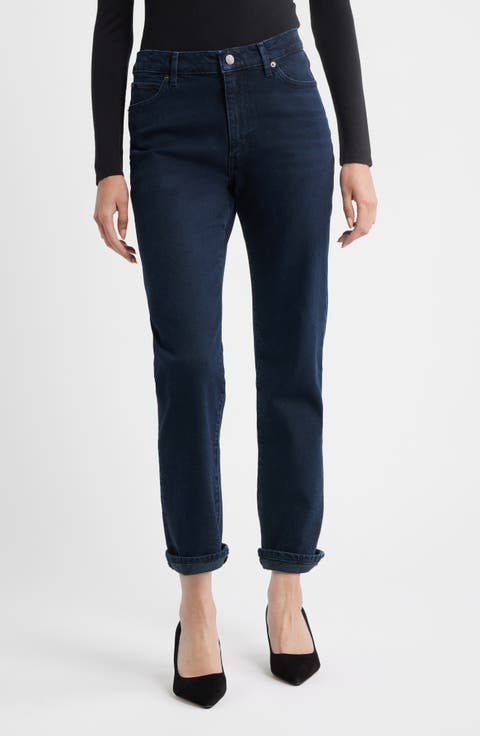 The Borrowed Mid Rise Boyfriend Jeans