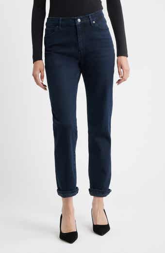 FRAME The Borrowed Mid Rise Boyfriend Jeans