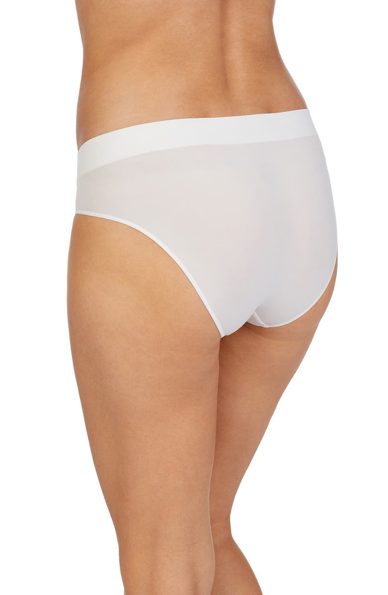 DKNY Seamless Litewear 3-Pack Thongs, Alternate, color, Pop White