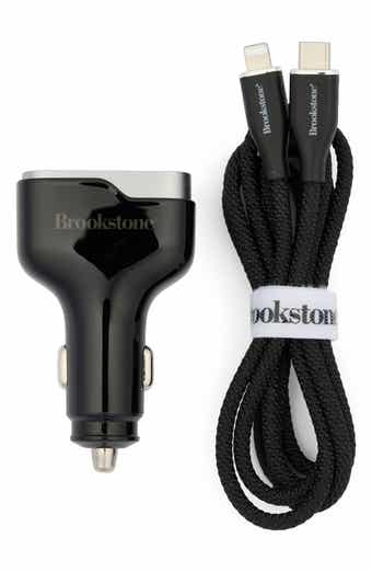 BROOKSTONE 3-Port Charger & Cable Set
