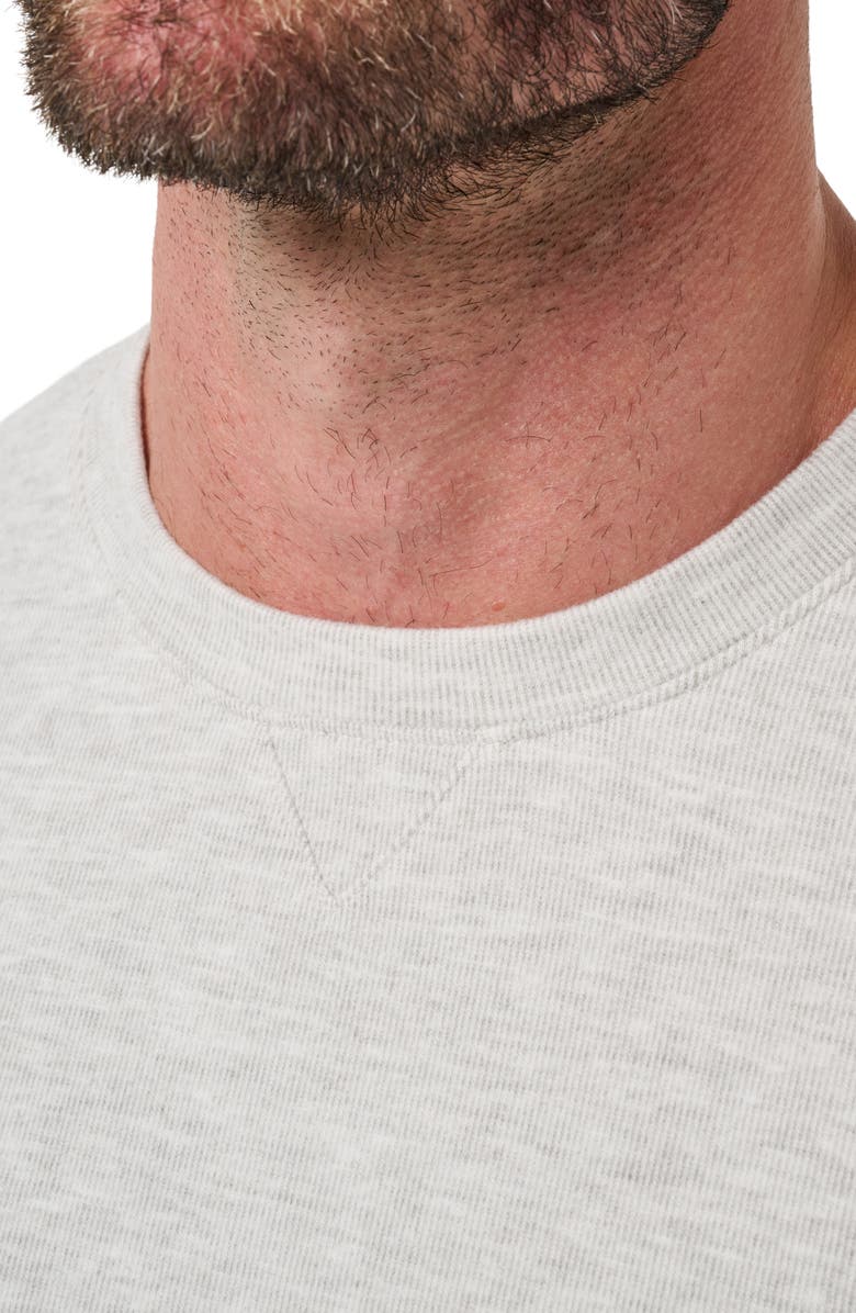 TravisMathew Cloud Long Sleeve T-Shirt, Alternate, color, Heather Grey