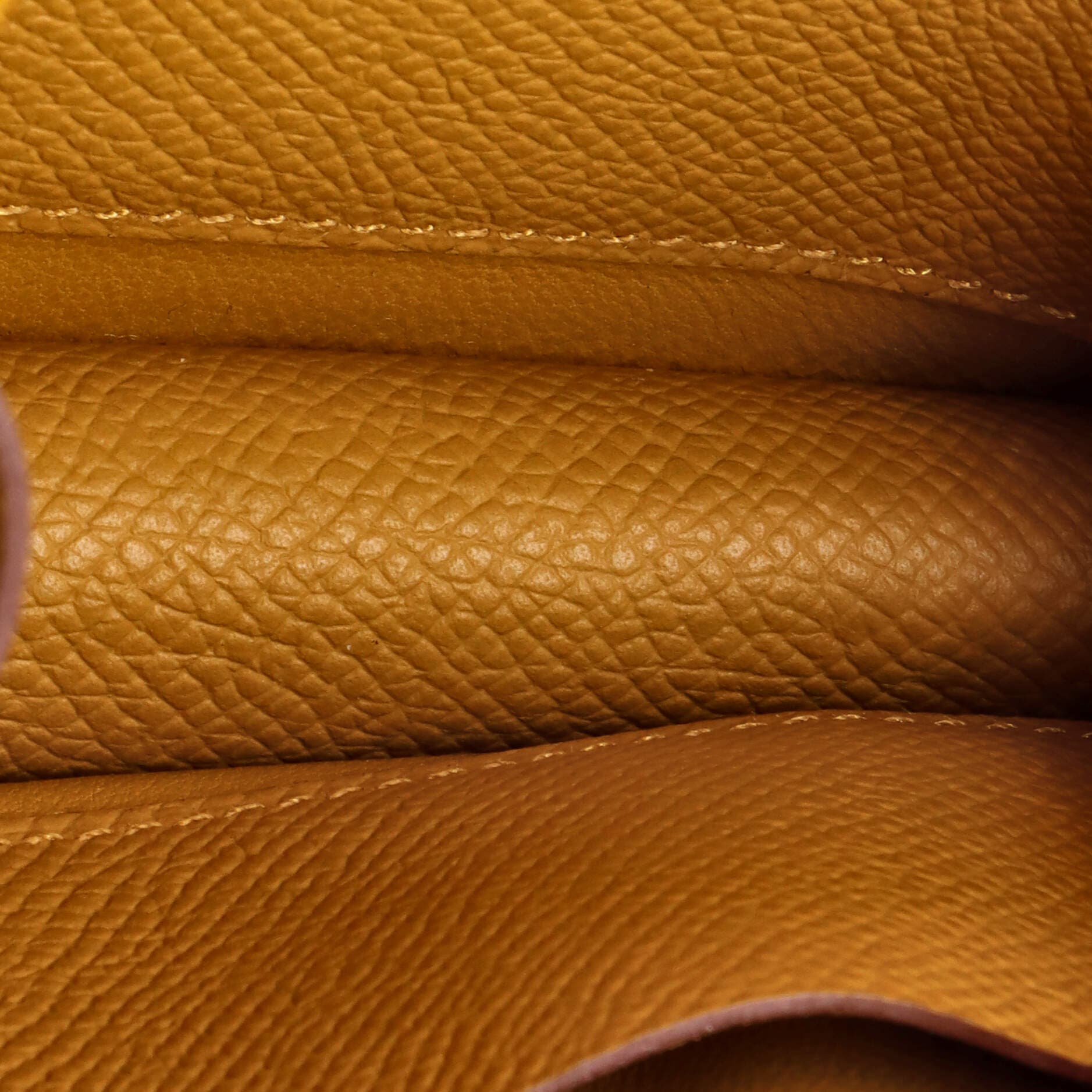 Pre-Owned Hermes Constance Slim Wallet Epsom, Alternate, color, Sesame