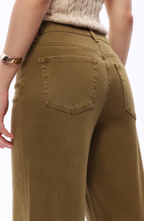 Bayeas Bella Crop Straight Leg Jeans In Brown