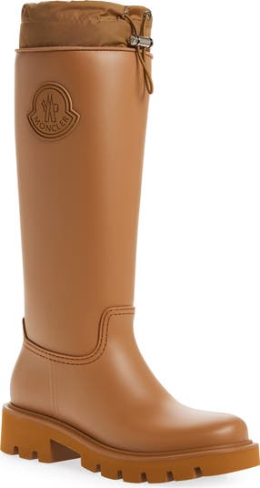 関送込★Moncler★KICKSTREAM レインブーツ ロング Moncler Kickstream Waterproof Rain Boots | Black | FARFETCH