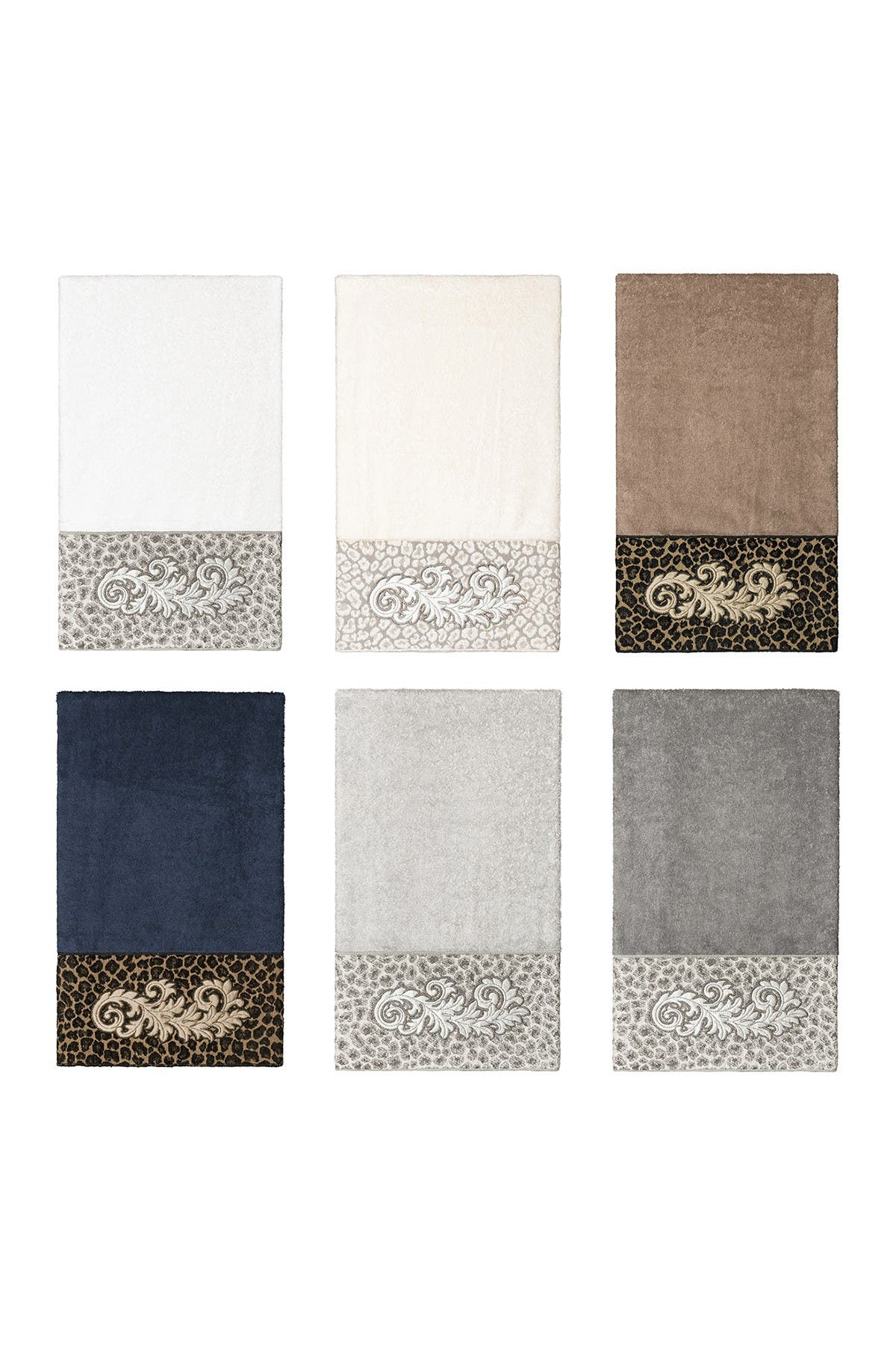 Linum Home Textiles April Embellished Bath Towel - Midnight Blue ...