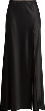 Reformation Layla Satin Maxi Skirt