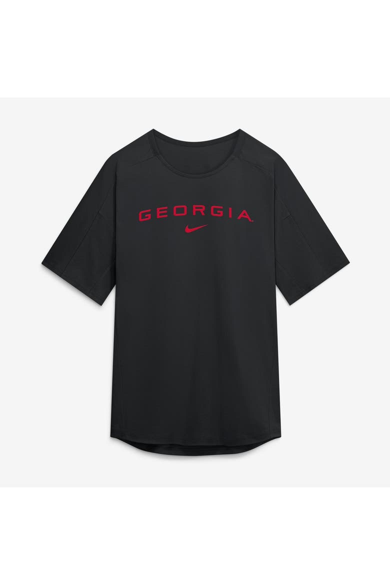 Men's Nike Black Georgia Bulldogs Golf Club Shirt, Alternate, color, Black