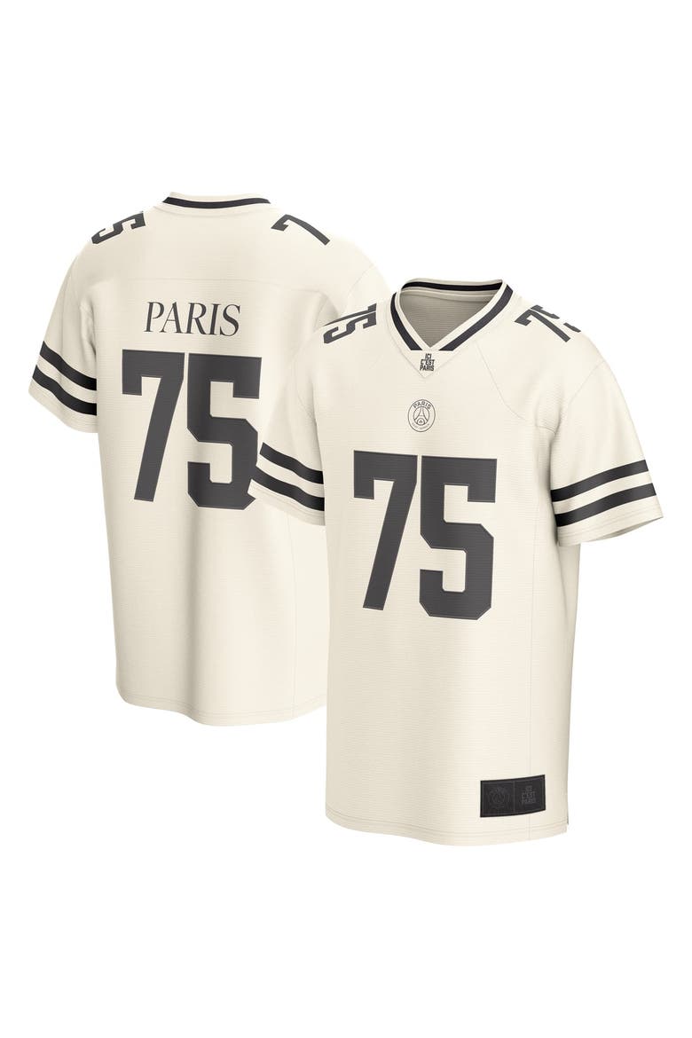 Men's Fanatics Cream Paris Saint-Germain Football Jersey, Main, color, Cream