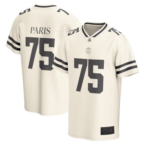 Men's Fanatics Cream Paris Saint-Germain Football Jersey