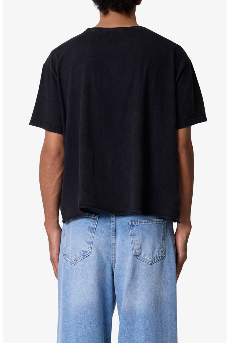 Rip Cotton Graphic T-Shirt, Alternate, color, WASHED BLACK
