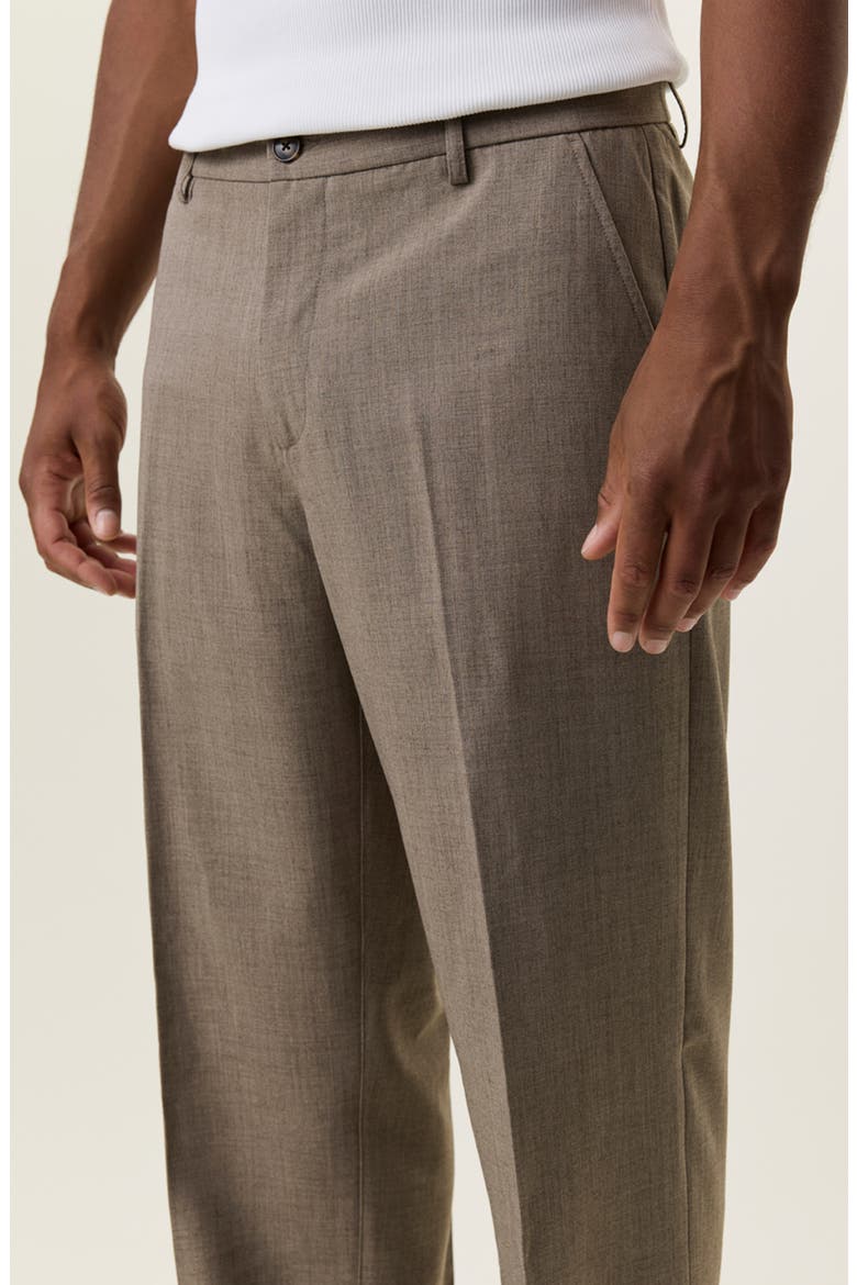 Como Slim Fit Slack Pants, Alternate, color, DARK SAND MELANGE