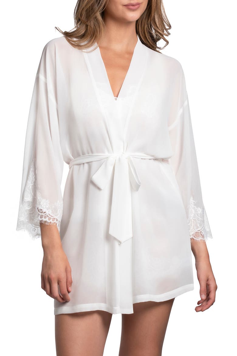 Britney Chiffon Wrap Robe, Main, color, IVORY