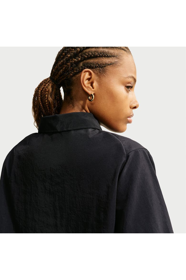 Women's Nike  Black Barcelona 2026/27 Away Woven Full-Zip Jacket, Alternate, color, Black