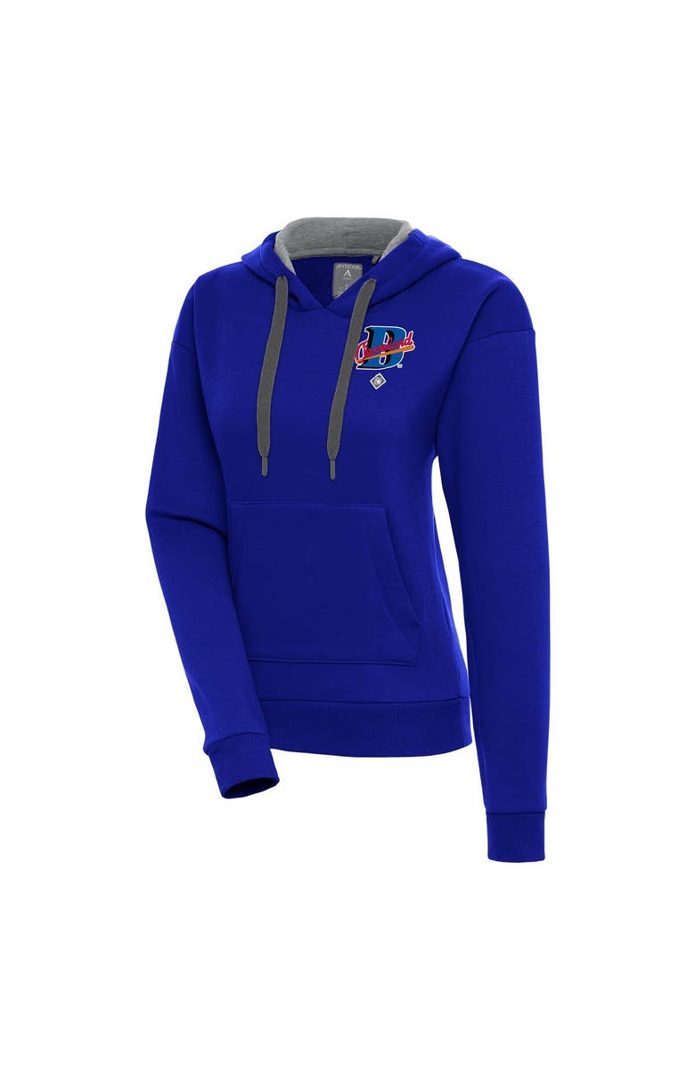 ANTIGUA Women's Antigua Royal Cleveland Buckeyes Victory Pullover Hoodie, Main, color, 