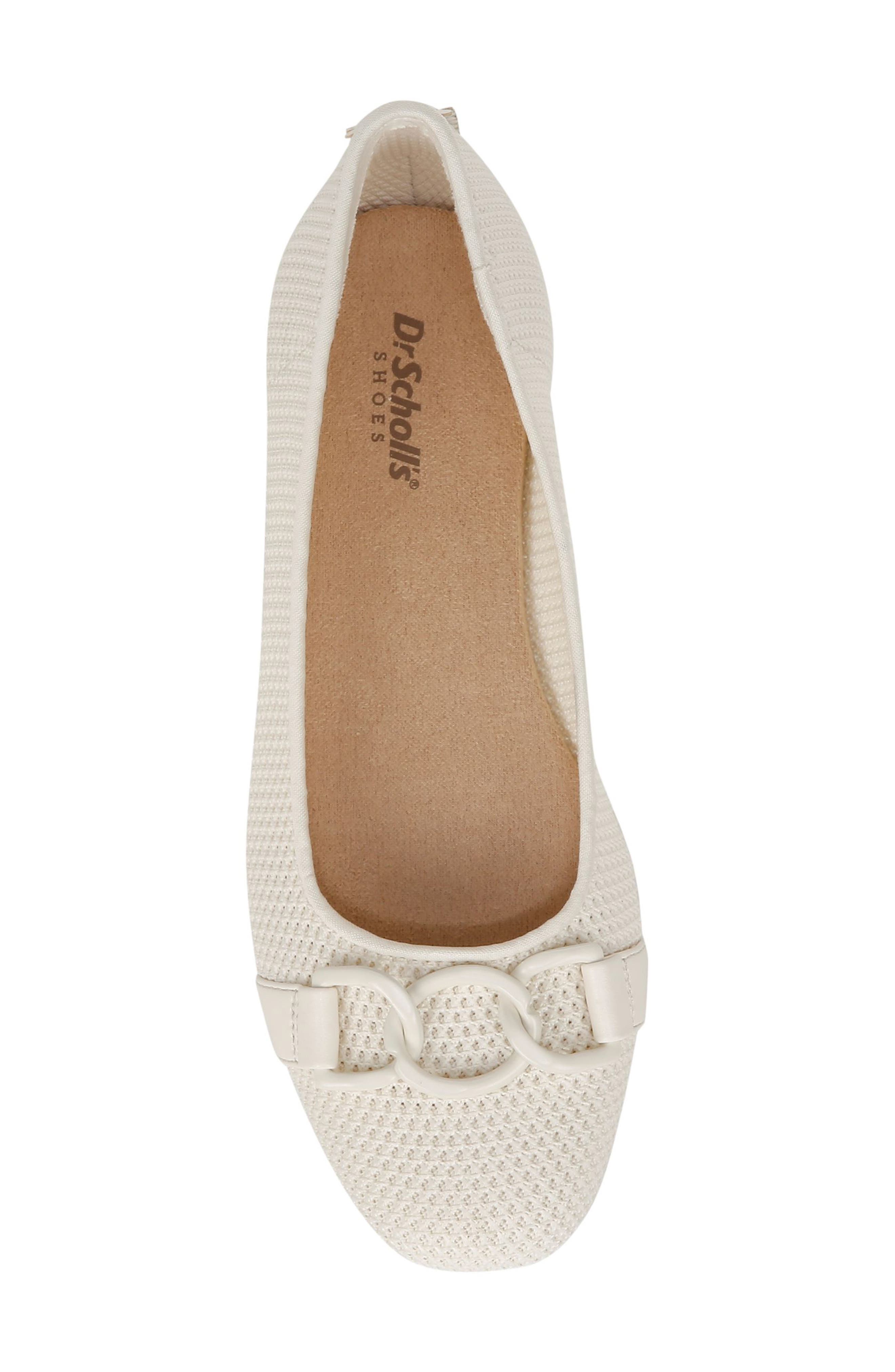 Wexley Chain Detail Flat, Alternate, color, OFF WHITE