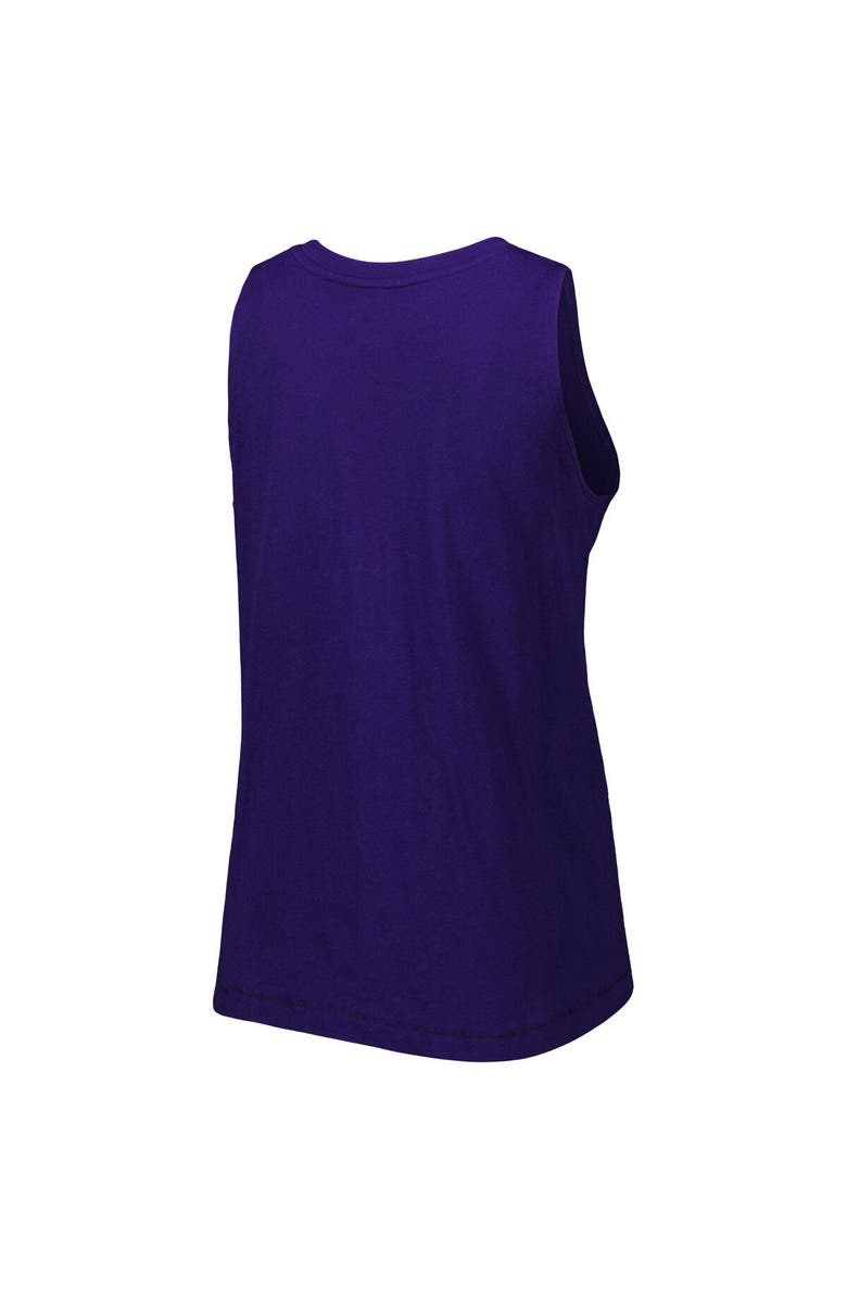 Champion Women's Champion Purple Clemson Tigers Arch Logo Tank Top, Alternate, color,