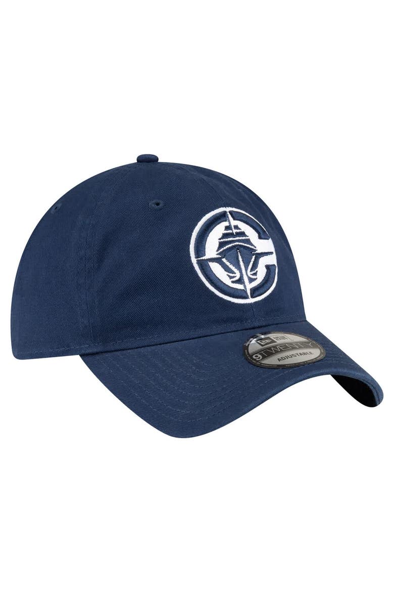 Men's New Era  Navy LA Clippers 9TWENTY 2.0 Adjustable Hat, Alternate, color, Navy