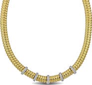 Julianna B. Cubic Zirconia Station Necklace