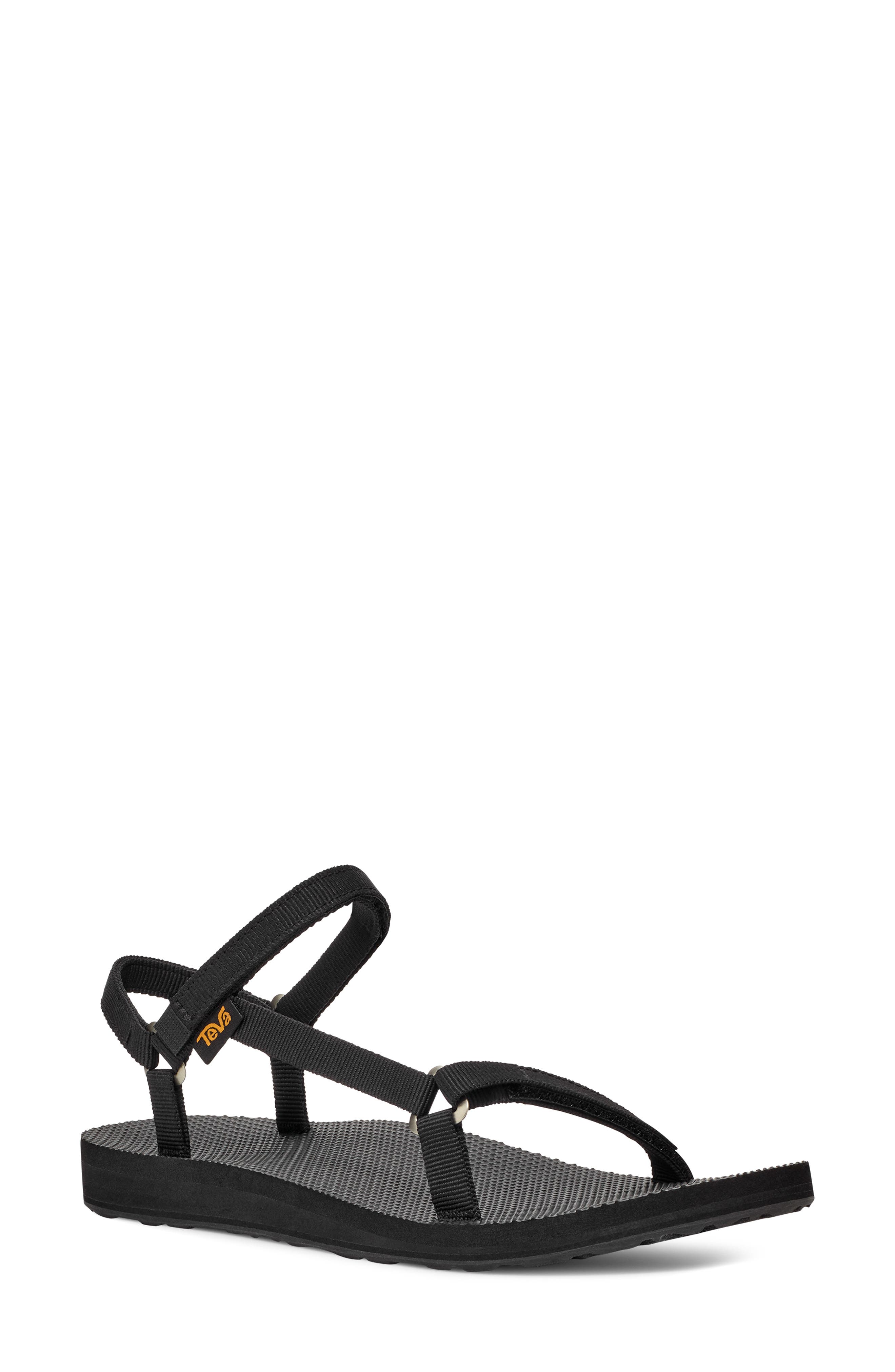 Teva Original Universal Slim Sandal, Main, color, Black