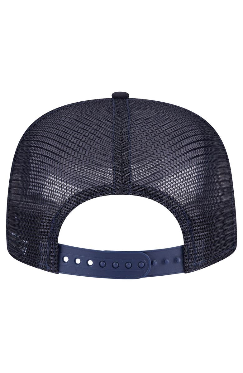 New Era Men's New Era Navy Boston Red Sox Seeing Diamonds A-Frame Trucker 9FIFTY Snapback Hat, Alternate, color, Navy