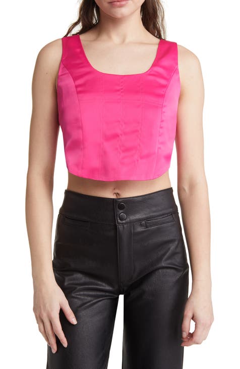 Rosalind Satin Crop Top