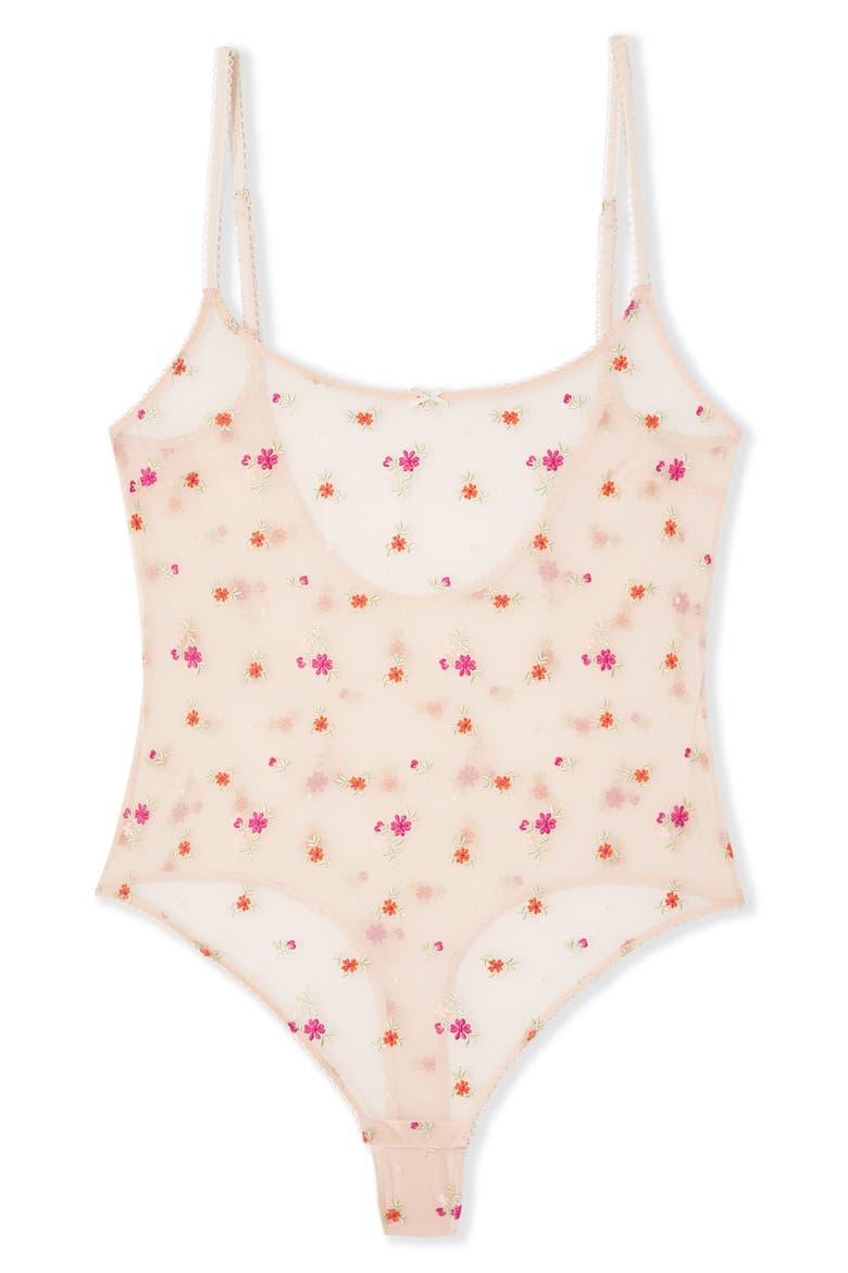 Freesia Thong Bodysuit, Alternate, color, IMP FOND ROSE