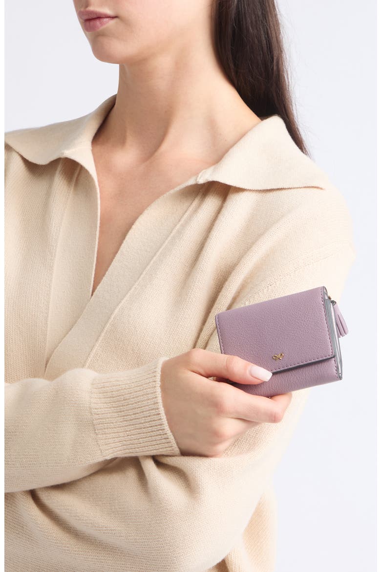 Mini Peeping Eyes Trifold Wallet, Alternate, color, IRIS