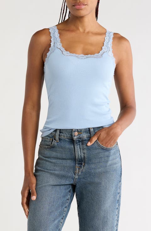 Lace Trim Tank