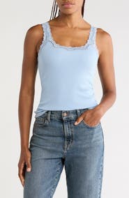 Leith Lace Trim Tank