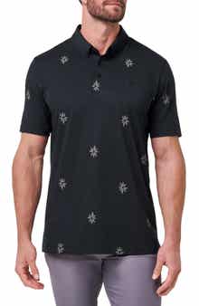 Rome Around Floral Button Down Polo