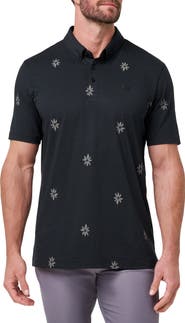TravisMathew Rome Around Floral Button Down Polo