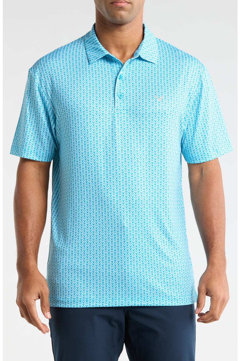 Herringbone Polo, Main, color, HAWAIIAN SURF