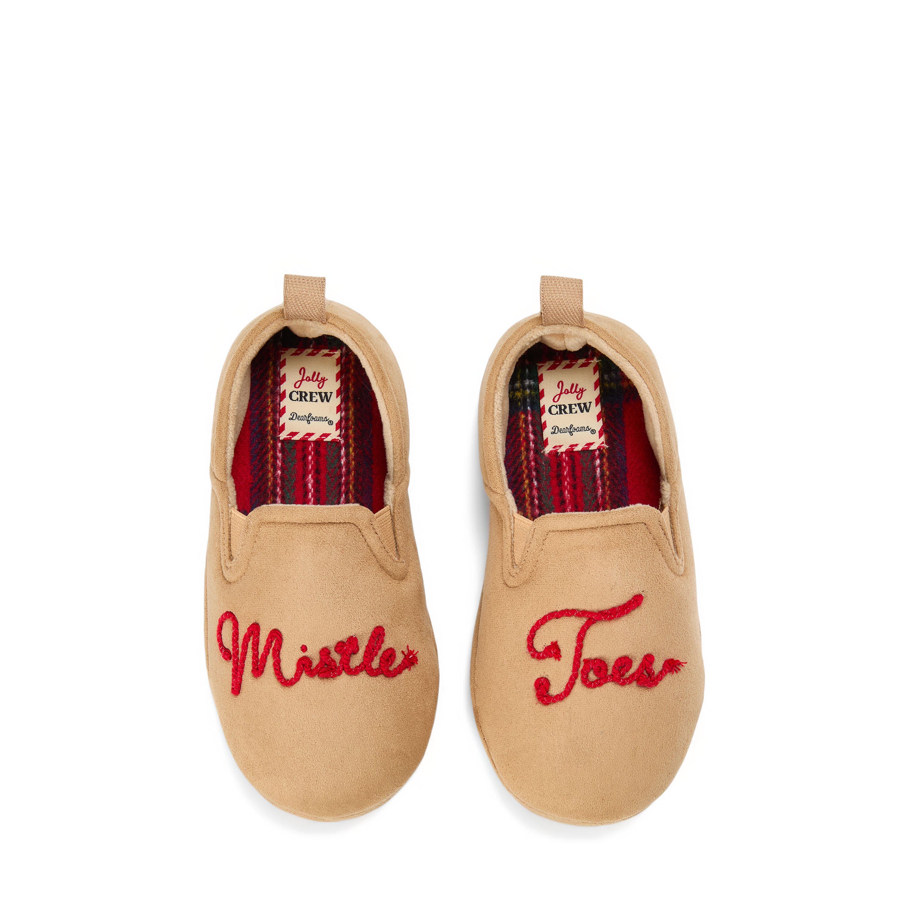 Kid's Cozy Holiday Closed Back Slippers, Alternate, color, DESERT