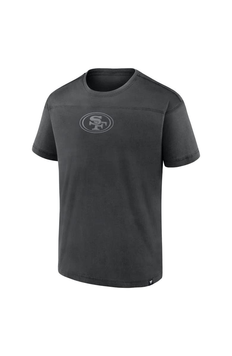 FANATICS Men's Fanatics Black San Francisco 49ers Mini Tonal T-Shirt, Alternate, color, Black