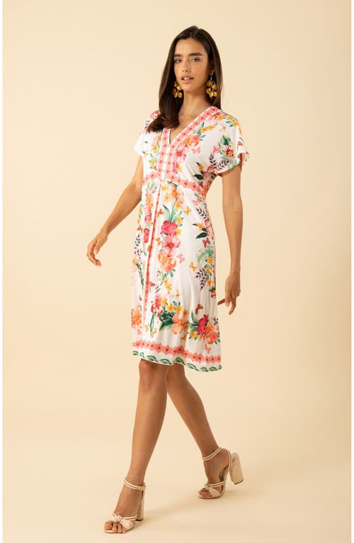 Hale Bob Bridget Jersey Dress In White