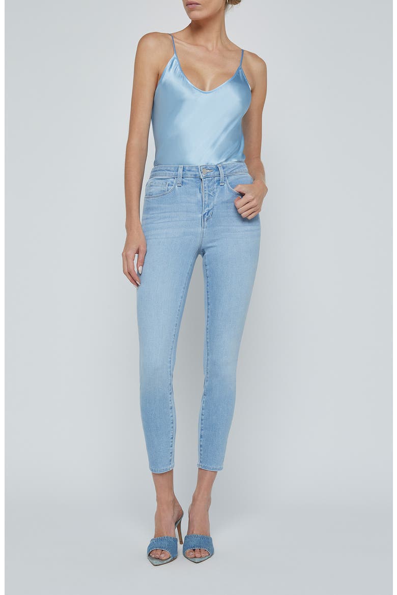 Margot High Waist Crop Skinny Jeans, Alternate, color, CRUZ