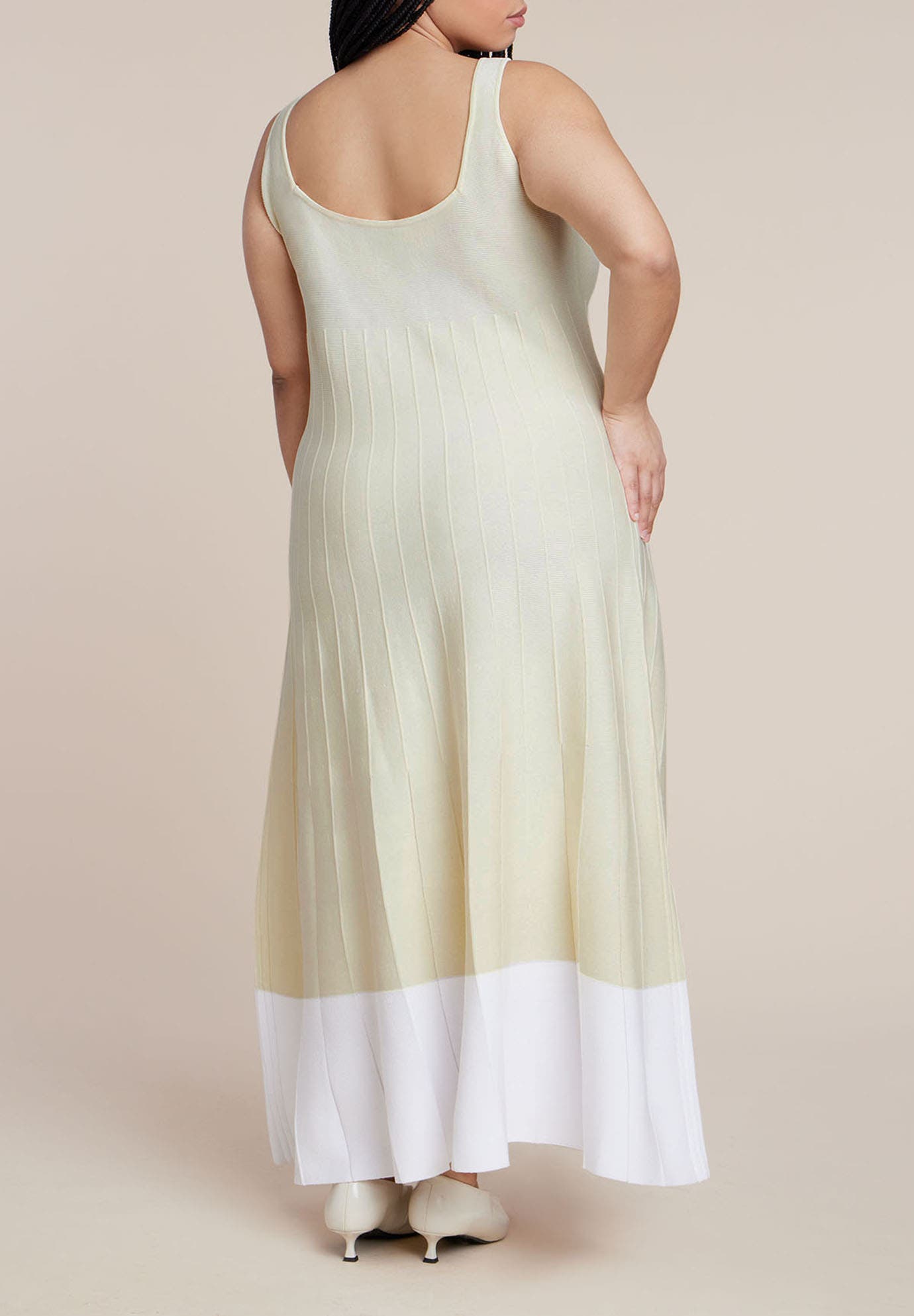 Contrast Hem Sweater Dress - image 2