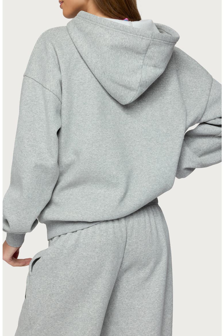Camo Crush Oversize Hoodie, Alternate, color, DARK-GRAY-MELANGE