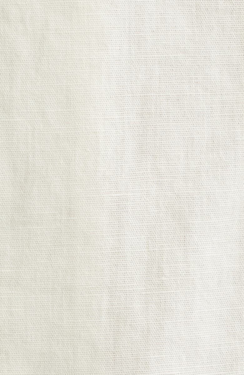 Roark Gonzo Embroidered Organic Cotton & Linen Camp Shirt, Alternate, color, Ioy