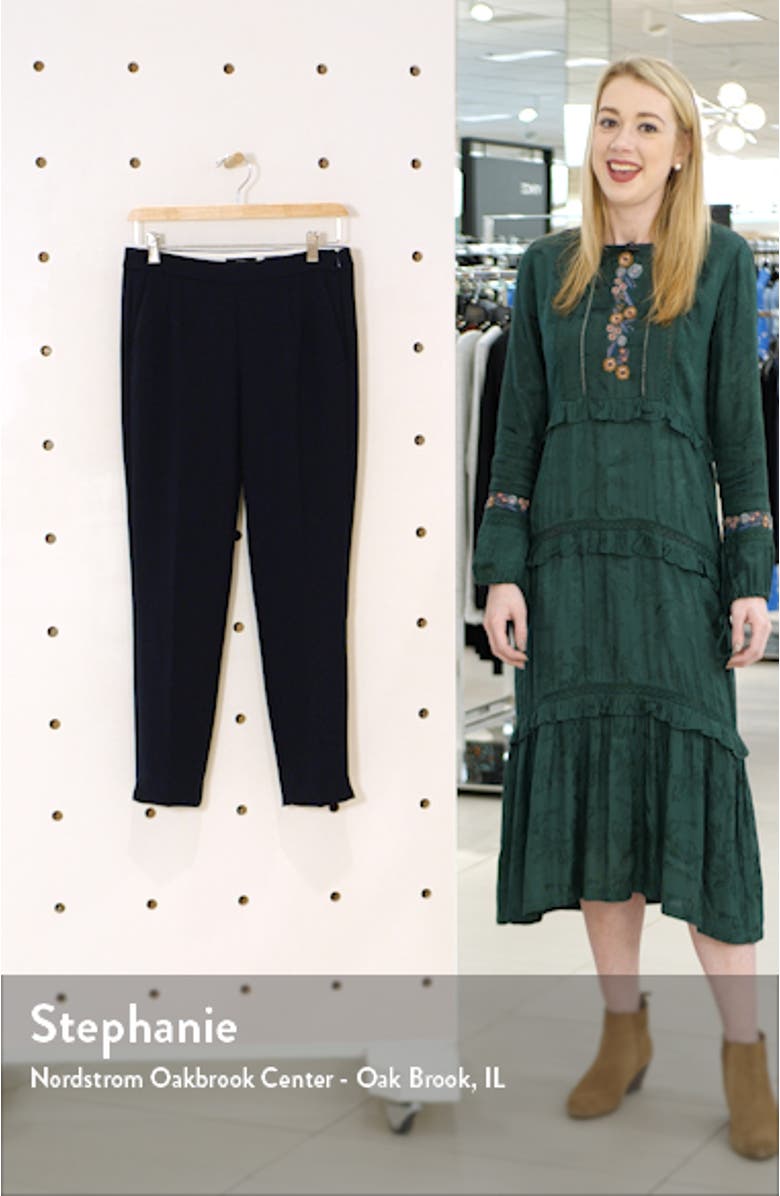 Slim Stretch Crepe Pants, sales video thumbnail