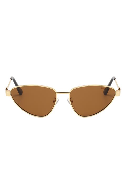 Jasmine 58mm Polarized Cat Eye Sunglasses