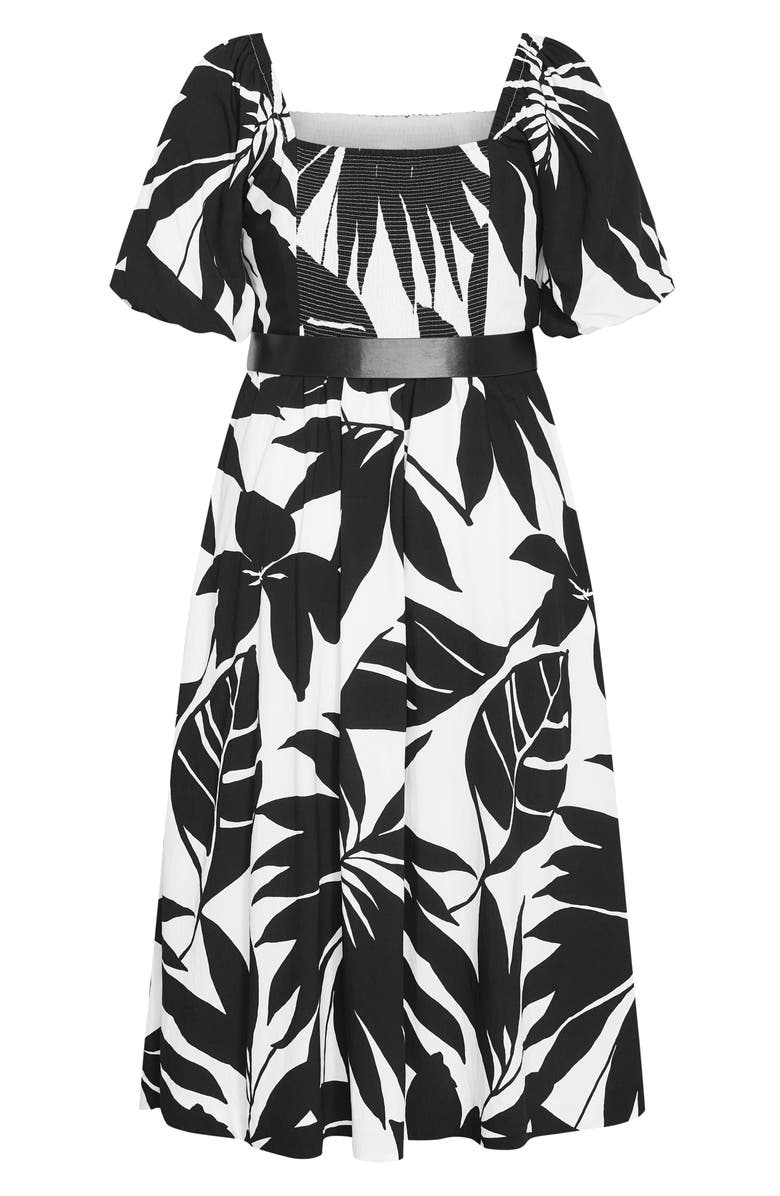 City Chic Collins Floral Print Maxi Dress, Alternate, color, 