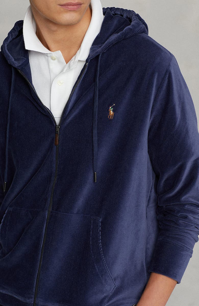 Polo Ralph Lauren Rib Knit Hoodie, Alternate, color,
