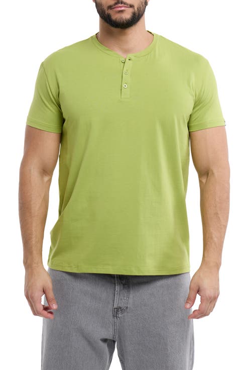 Short Sleeve Henley