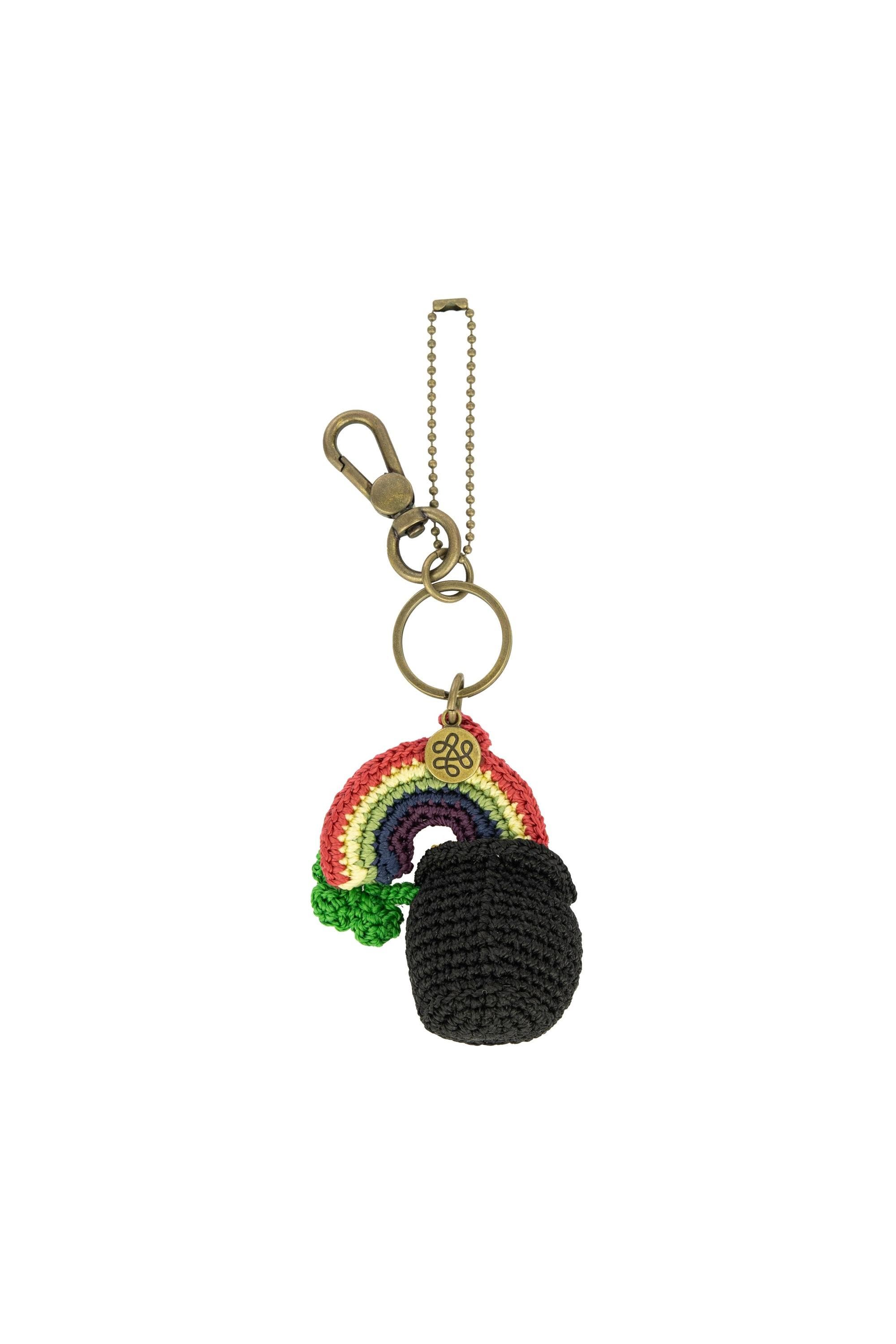 The Sak Yarnicharmz Hand Crochet Dangle - St. Patty's, Alternate, color, St Pattys