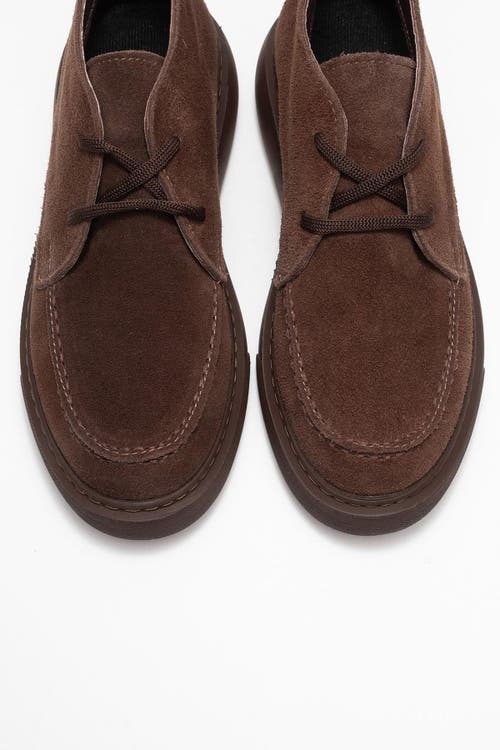 Forever & Always Shoes Lilya Leather Chukka Boot In Brown