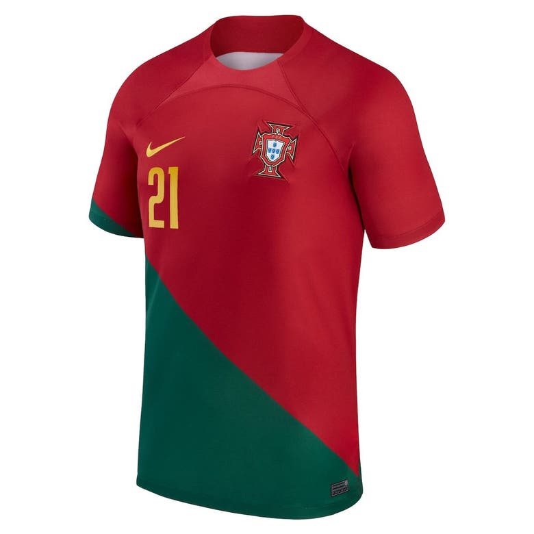 Nike Men s Nike Diogo Jota Red Portugal National Team 2022 23 Home Nike Men s Nike Diogo Jota Red Portugal National Team 2022 23 Home