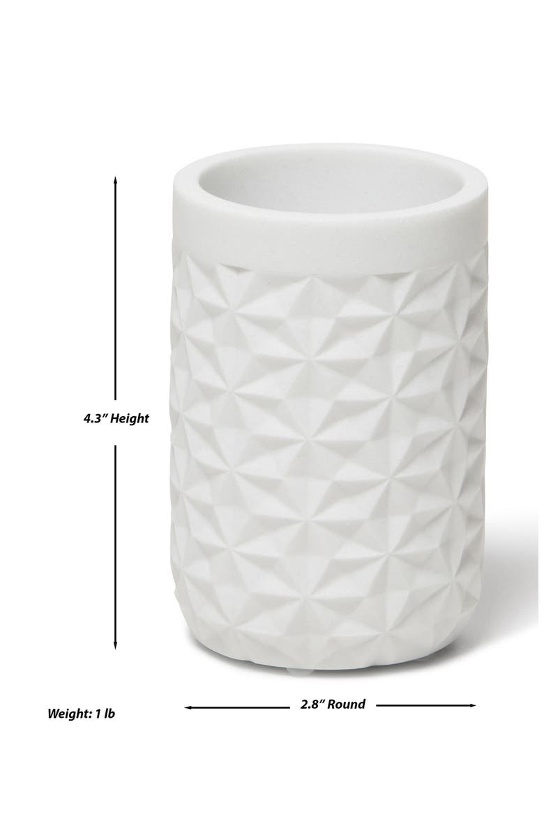 Quilted 3-Piece Bathroom Set, Alternate, color, WHITE